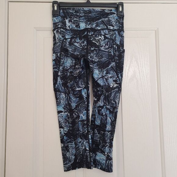 Lululemon Fast & Free Crop Leggings Size 4 - Picture 9 of 14